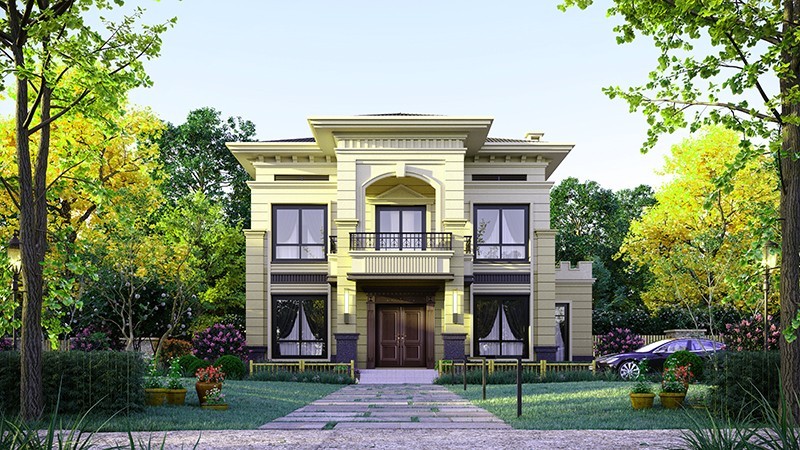 张掖中式合院住宅，开放庭院与邻里乡亲更亲近